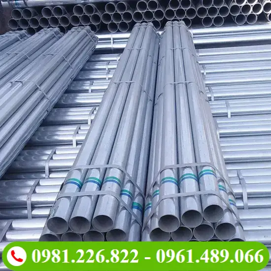 Thép ống mạ kẽm 21,2 x 1,5 x 6m