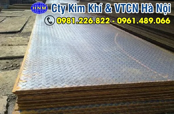 Thép tấm nhám 5.0x1500x6000mm